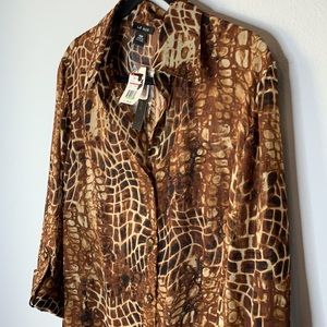 Le Bos Animal print Coverup or blouse
